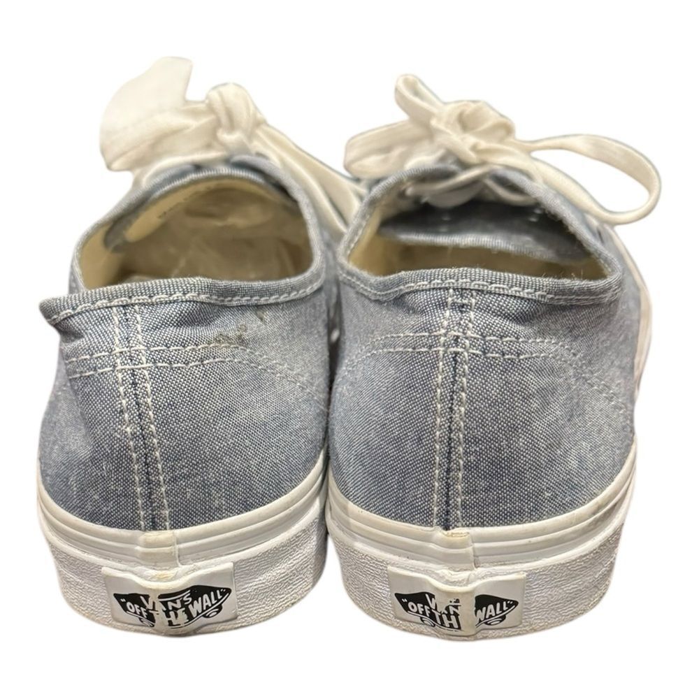 Vans Authentic Chambray Denim Women's Men's Lace-up Sneakers 9 - Picture 5 of 7